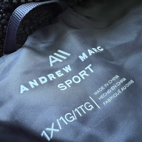 Andrew Marc Sport Women's Faux Poodle Fur Diamond Quilted Puffer Jacket Size:1X - Picture 8 of 12